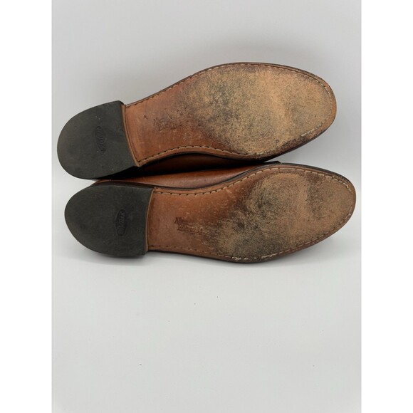 Allen Edmonds Woodstock Kiltie Loafer Cognac Brown Slip On Shoes Mens 10D USA